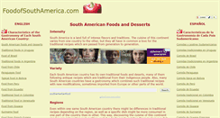 Desktop Screenshot of foodofsouthamerica.com